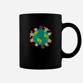 Children Around The World Against Climate Change Coffee Mug - Seseable
