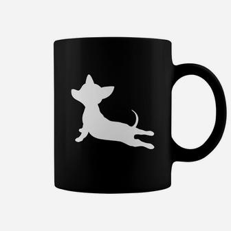 Chiweenie Yoga Fitness Gift Chihuahua Dachshund Exercise Coffee Mug - Seseable