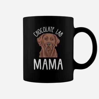 Chocolate Lab Mom Chocolate Lab Mama Coffee Mug - Seseable