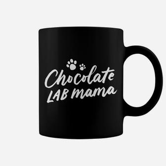 Chocolate Lab Mom Mama Labrador Retriever Mothers Day Coffee Mug - Seseable