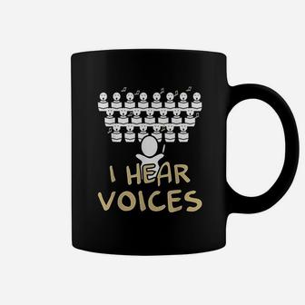 Choir Teacher I Hear Voices Funny Chorister Coffee Mug - Seseable