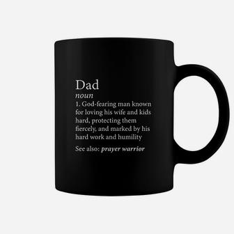 Christian Dad Definition Fathers Day Coffee Mug - Seseable