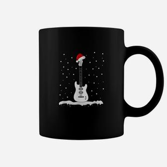 Christmas Bass Guitar Santa Bass Guitar Player Coffee Mug - Seseable