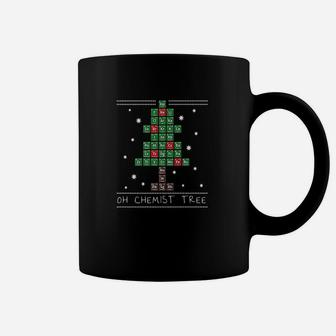 Christmas Chemistry Science Periodic Table Chemist Tree Coffee Mug - Seseable