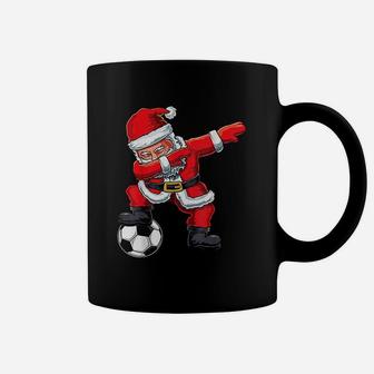 Christmas Dabbing Santa Claus Dab Soccer Player Xmas Gift Coffee Mug - Seseable