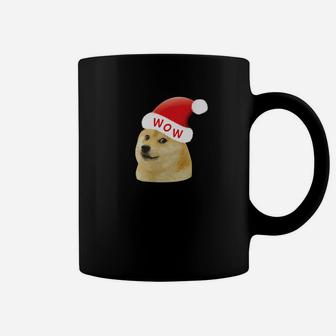 Christmas Doge Meme Shirt Funny Santa Shiba Inu Dog Tee Coffee Mug - Seseable