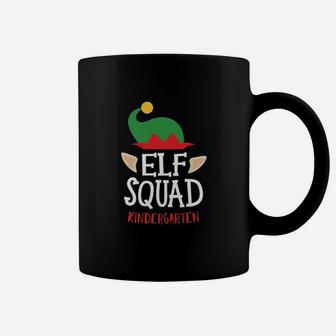 Christmas Elf Squad Kindergarten Teacher Coffee Mug - Seseable