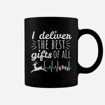 Christmas Midwife Doula Labor Nurse Festive Gift Reindeer Coffee Mug - Seseable