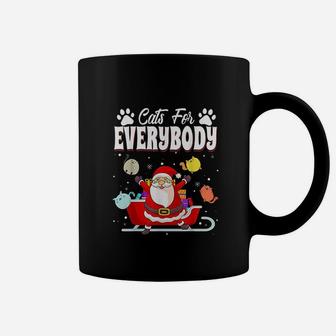 Christmas - Santa Claus Cats For Everybody Coffee Mug - Seseable