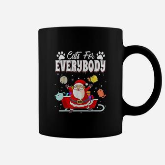 Christmas Santa Claus Cats For Everybody Coffee Mug - Seseable