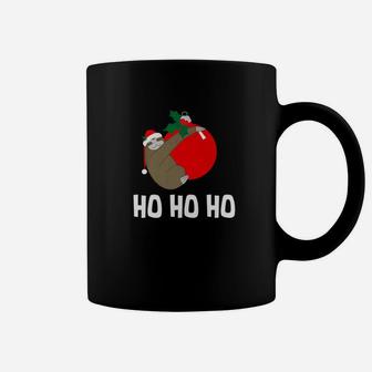 Christmas Sloth Ho Ho Ho Holiday Gift Coffee Mug