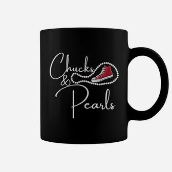 Chucks And Pearls 2021 Vintage Gift Coffee Mug - Seseable