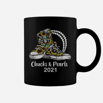Chucks And Pearls 2021 Vintage Sunflower Coffee Mug - Seseable
