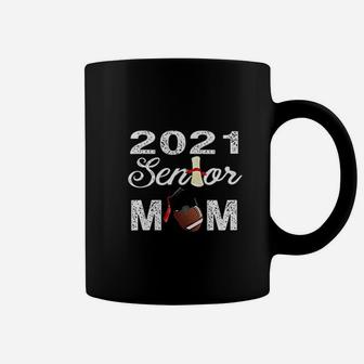 Class Of 2021 Senior Football Mom Graduation Gift Coffee Mug - Seseable