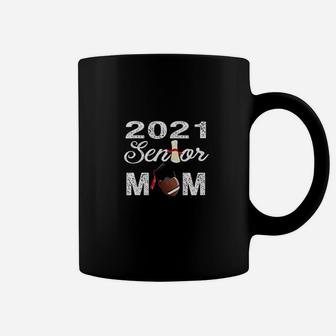 Class Of 2021 Senior Football Mom Graduation Grad Gift Coffee Mug - Seseable