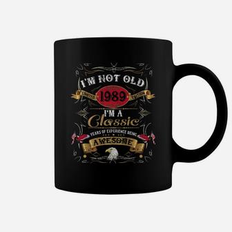 Classic 33rd Birthday Gift Vintage 1989 For Men Women Coffee Mug - Seseable