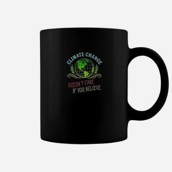 Climate Change Believe The Science Earth Day Coffee Mug - Seseable