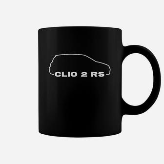 Clio 2 RS Silhouetten Herren Tassen, Design für Autofans - Seseable
