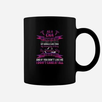 Cna Dont Care At All Certified Nurse Assistant Funny Gift Coffee Mug - Seseable