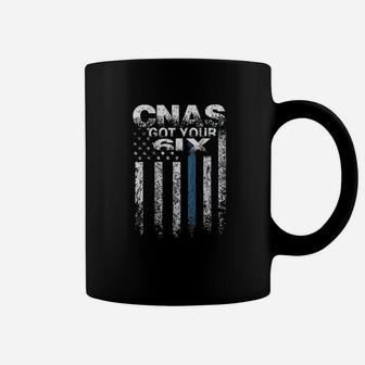 Cna Got Your Six Funny Nursing Cna Nurse Coffee Mug - Seseable