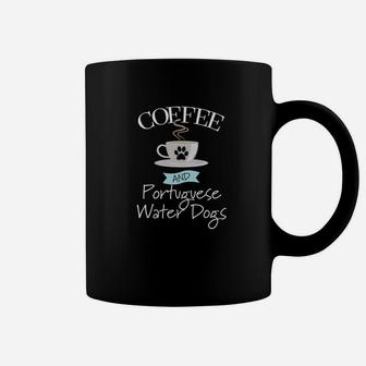 Coffee And Portuguese Water Dogs Coffee Mug - Seseable