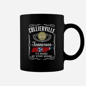Collierville, Tennessee - My Story Begins Coffee Mug - Seseable