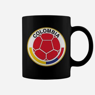 Colombia Futbol Soccer National Team Crest Graphic Coffee Mug - Seseable