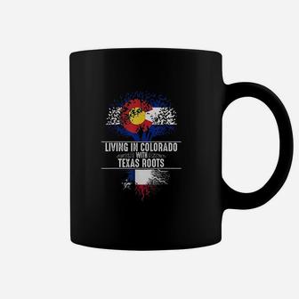 Colorado Home Texas Roots State Tree Flag Coffee Mug - Seseable