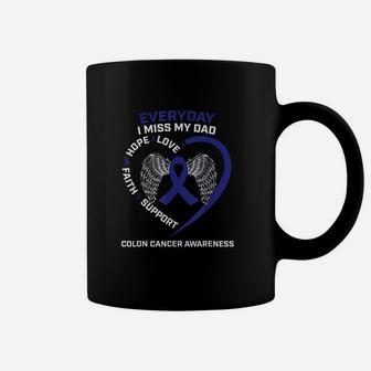 Colorectal Wings In Memory Of My Dad Colon Awareness Coffee Mug - Seseable