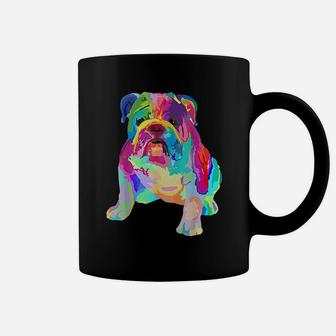 Colorful Cool English Bulldogs Coffee Mug - Seseable