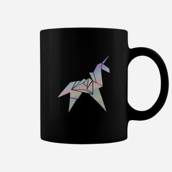 Colorful Origami Unicorn Coffee Mug - Seseable
