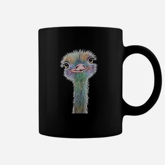 Colorful Ostrich Beautiful Artistic Animal Coffee Mug - Seseable