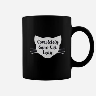 Completely Sane Cat Lady Coffee Mug - Seseable