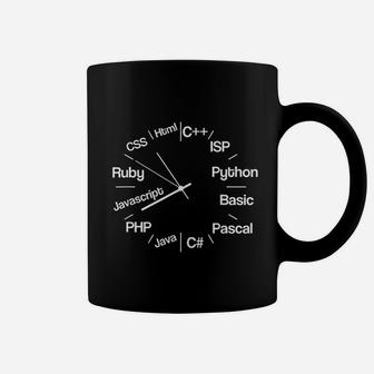 Computer Programmer Clock Programming And Coding No Sleep Coffee Mug - Seseable