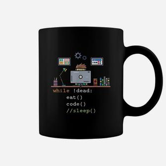 Computer Science Python Programmer Eat Code Sleep Coffee Mug - Seseable