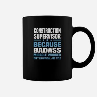 Construction Supervisor Coffee Mug - Seseable