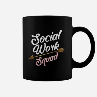 Cool Social Work Squad Funny Humanitarian Team Worker Gift Coffee Mug - Seseable