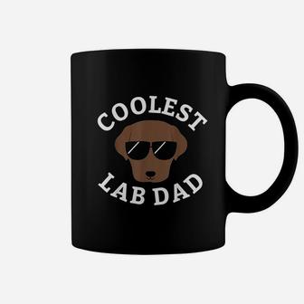 Coolest Chocolate Lab Dad For Labrador Retriever Dads Coffee Mug - Seseable