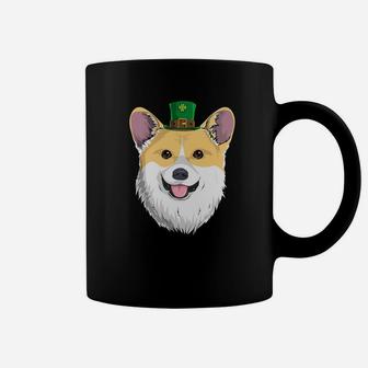 Corgi Dog St Patricks Day Leprechaun Gift Puppy Coffee Mug - Seseable