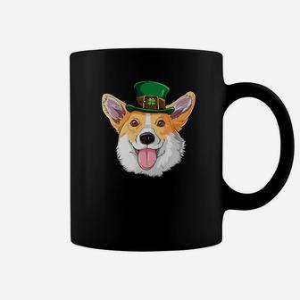 Corgi Leprechaun St Patricks Day Boys Kids Dog Lover Coffee Mug - Seseable