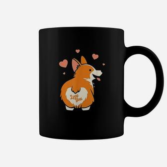 Corgi Valentines Day Gift Dog Lover Heart Coffee Mug | Seseable UK