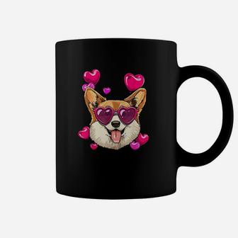 Corgi Valentines Day Heart Dog Lover Coffee Mug | Seseable CA
