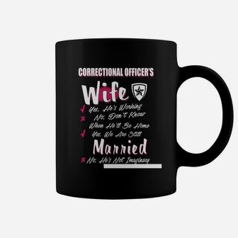 Correctional Officer Wife T-shirt Coffee Mug - Seseable