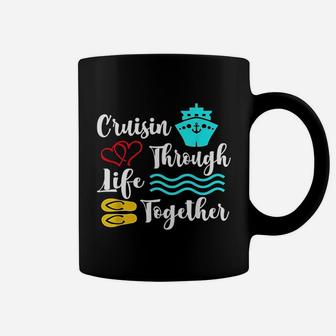 Couples Cruis Cruisin Through Life Together Coffee Mug - Seseable