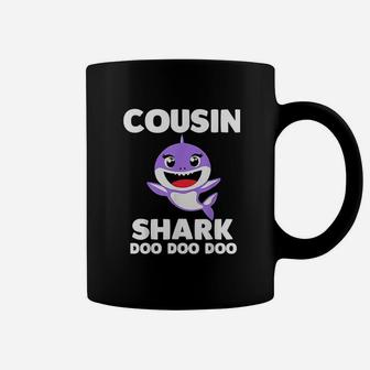 Cousin Shark Doo Doo For Matching Family Coffee Mug - Seseable