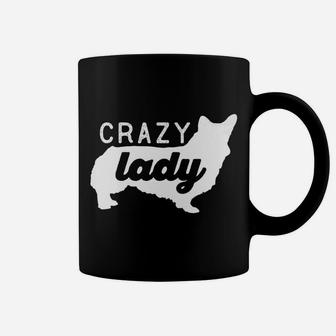 Crazy Corgi Lady Dog Mom Mama Corgi Lover Coffee Mug - Seseable