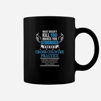 Cross Country Runner Cross Country Practice Gift Coffee Mug - Seseable
