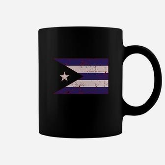 Cuba Flag Vintage Retro Cuban Coffee Mug - Seseable