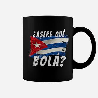 Cuban Flag Funny Cuba Miami Saying Spanish Greeting Coffee Mug - Seseable