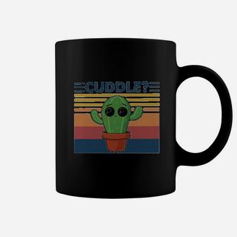 Cuddle Cactus Funny Vintage Coffee Mug - Seseable
